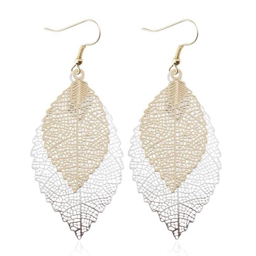 NEW!💙💎SILVERY💛GOLDEN LEAVES!💎💙VERY BEAUTIFUL! - Picture 2 of 8